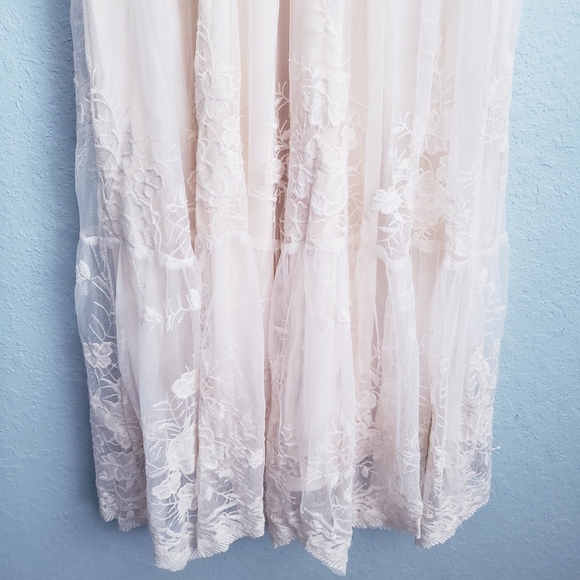 Baltic Born Clarisa Vintage Cream Lace Midi Dress - Picture 4 of 6